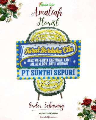 Papan Bunga Duka di Sukasirnarasa