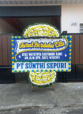 Papan Bunga Duka di Sukasirnarasa