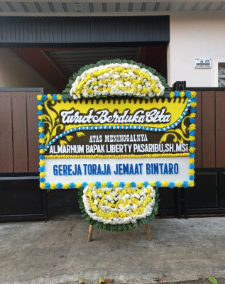 Papan Bunga Duka di Sukasirnarasa