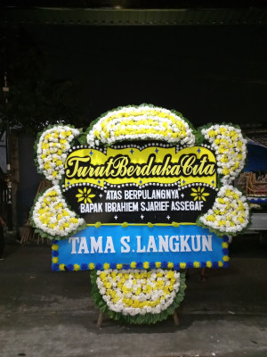 Papan Bunga Duka di Sukasirnarasa